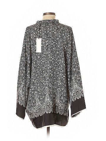 Helmut Lang Helmut Lang Long Sleeve Silk Top (view 2)