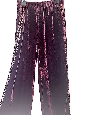 Johnny Was Velour Pants (view 2)