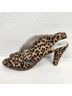 Eric Michael Animal Print Brown Heels Size 9 1/2 - photo 5