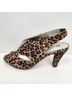 Eric Michael Animal Print Brown Heels Size 9 1/2 - photo 8