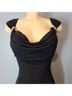 Lulus Solid Black Cocktail Dress Size M - photo 3