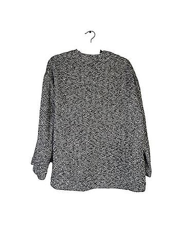 Eileen Fisher Hand Woven Organic Cotton Open Front Marled Cardigan (view 2)