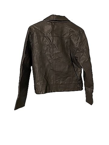 Olivia Miller Faux Leather Jacket (view 2)