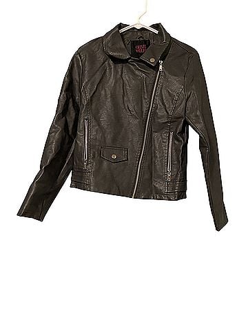 Olivia Miller Faux Leather Jacket (view 1)