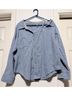 Glam Blue Button-Down Shirt Size L - photo 3