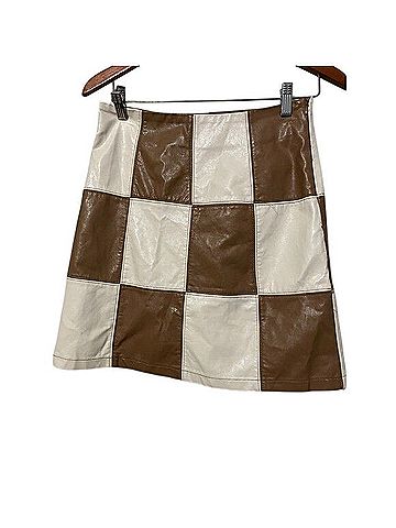 FRNCH Faux Leather Skirt (view 2)