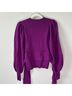 Ulla Johnson 100% Merino Purple Pullover Sweater Size P (petite) - photo 4