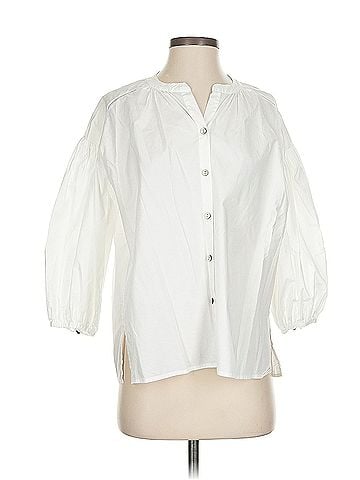 Saloni Saloni 3/4 Sleeve Button Down Shirt (view 1)