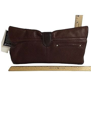 B Makowsky Leather Bow Clutch Clutch (view 2)