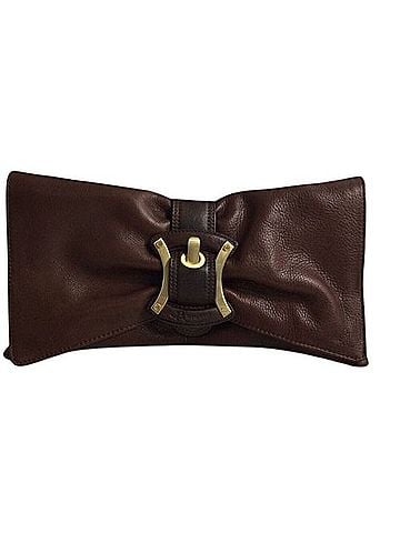 B Makowsky Leather Bow Clutch Clutch (view 1)