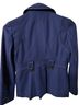 Guess 60% Wool 30% Polyester 10% Rayon 100% Polyester Blue Black Coat Size M - photo 2