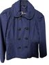 Guess 60% Wool 30% Polyester 10% Rayon 100% Polyester Blue Black Coat Size M - photo 1