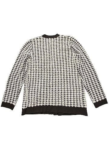 Tahari Eyelash Houndstooth Cardigan (view 2)
