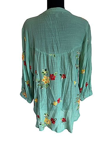 Figueroa & Flower Short Sleeve Blouse (view 2)