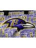 NFL Graphic Black Purple Gold White Tote One size - photo 4