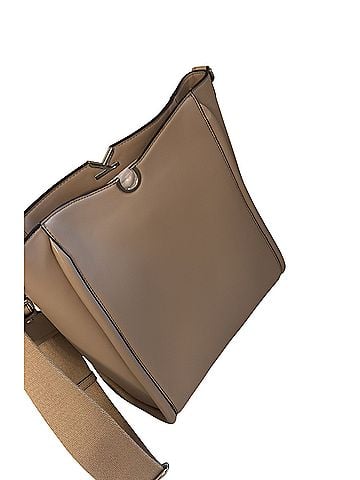 Calvin Klein Leather Tote (view 1)