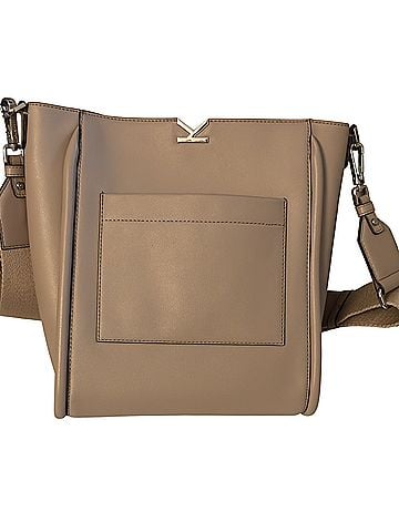Calvin Klein Leather Tote (view 2)