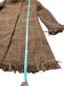 VERTIGO Tweed Wool Boucher Fringed Coat - photo 7