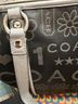Coach Floral Black Silver Leather Tote One size - photo 4