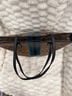Coach Brown Teal Black Leather Tote One size - photo 7