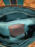 Coach Brown Teal Black Leather Tote One size - photo 4