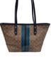 Coach Brown Teal Black Leather Tote One size - photo 2