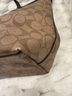Coach Brown Teal Black Leather Tote One size - photo 12