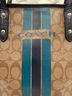 Coach Brown Teal Black Leather Tote One size - photo 3