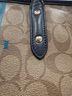 Coach Brown Teal Black Leather Tote One size - photo 6