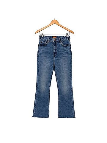 Mother The Hustler Ankle Fray Jeans (view 1)