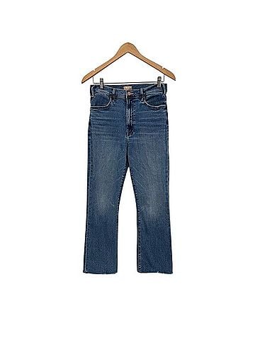 Mother The Hustler Ankle Fray Jeans (view 2)
