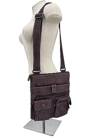 Roots Multi Pocket Crossbody Bag Crossbody Bag (view 1)