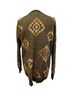 Mossimo Floral Multi Color Brown Gray Pullover Sweater Size M - photo 2