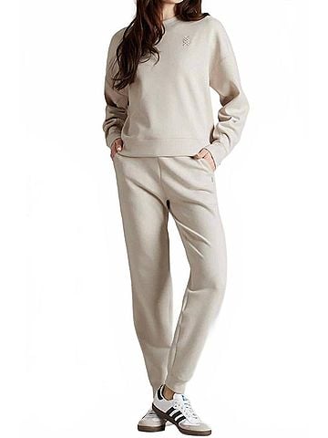 Rhone Dreamglow Crew Neck Top in Sand (view 2)