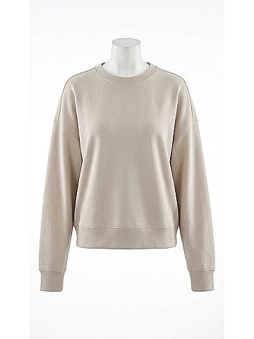 Rhone Dreamglow Crew Neck Top in Sand (view 1)