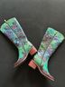 Spring Step 100% Leather Snake Print Multi Color Boots Size EU 37 - photo 11