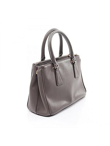 Prada Prada SAFFIANO LUX Galleria 2-Way Handbag, Saffiano Leather, Women's, Gray (view 2)