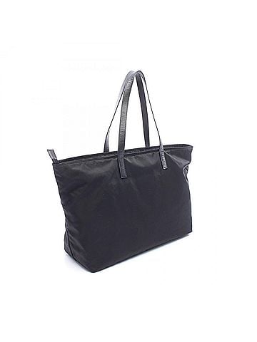 Prada Prada VELA Tote Bag Handbag Nylon Saffiano Leather Women's Black 1BG052 (view 2)