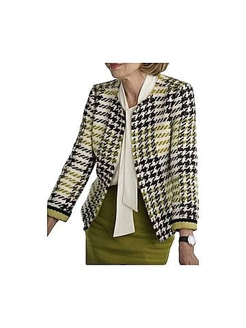 Lafayette 148 New York windsor Tweed wool houndtoou new Blazer (view 1)