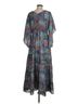 Boemo 100% Polyester Paisley Blue Boemo Casual Dress Size M - photo 2