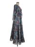 Boemo 100% Polyester Paisley Blue Boemo Casual Dress Size M - photo 3