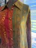 Rachel Zoe 100% Polyester Paisley Multi Color Button-Down Shirt Size XS - photo 3