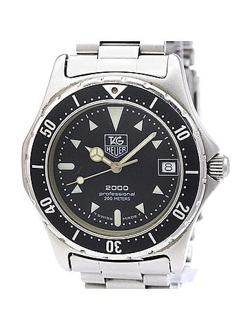 TAG Heuer TAG HEUER Professional Chronograph Steel Quartz Mens Watch 973.006 (view 1)