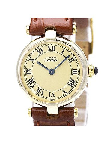 Cartier CARTIER Must Vendome Vermeil Gold Plated Quartz Ladies Watch 590004 (view 1)