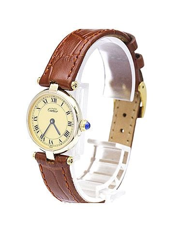 Cartier CARTIER Must Vendome Vermeil Gold Plated Quartz Ladies Watch 590004 (view 2)