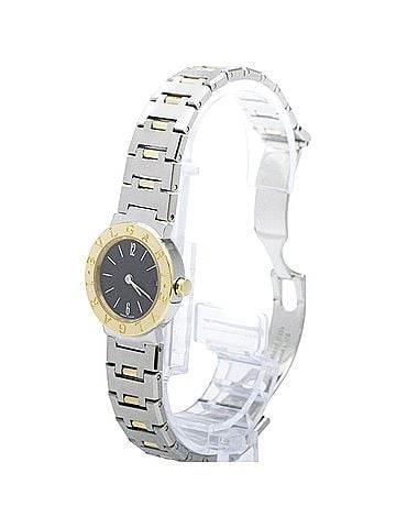 Bvlgari BVLGARI BVLGARI-BVLGARI 18K Gold Steel Quartz Ladies Watch Polished (view 2)