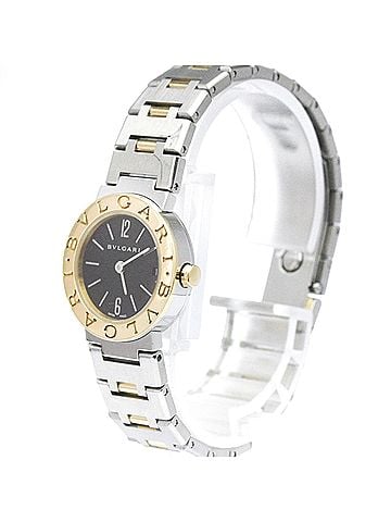 Bvlgari BVLGARI BVLGARI-BVLGARI 18K Gold Steel Ladies Watch BB23SG (view 2)