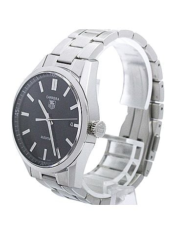TAG Heuer TAG HEUER Carrera Calibre 5 Steel Automatic Mens Watch WV211B Polished (view 2)