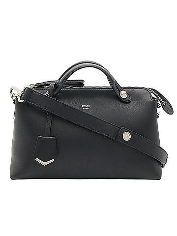Fendi FENDI BY THE WAY Medium Handbag/Shoulder Bag, Leather, Black, 8BL124 (view 1)
