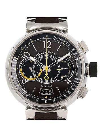Louis Vuitton Louis Vuitton Tambour Chrono Voyage Q102L SS Automatic Watch (view 1)